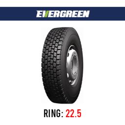 لاستیک خودرو اورگرین مدل EG801 (گل عقب) سایز 315/80R22.5