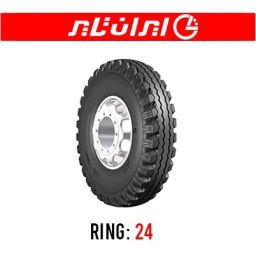 لاستیک خودرو ایران تایر مدل UTN (دو خط گل جلو) سایز 12.00R24 (325/95R24)