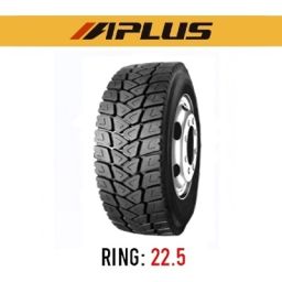 لاستیک خودرو آی پلاس مدل D802 (گل معدنی) سایز 315/80R22.5