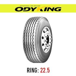 لاستیک خودرو اودیکینگ مدل OD616 (گل جلو و عقب، 5 خط) سایز 385/65R22.5