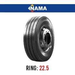 لاستیک خودرو نما مدل NA12 (گل جلو پهن) سایز 315/80R22.5