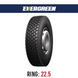 لاستیک خودرو اورگرین مدل EG801 (گل عقب، پهن) سایز 315/80R22.5