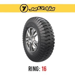 لاستیک خودرو یزد تایر مدل YTB-400 (سیمی گل عقب) سایز 7.50R16