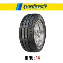 لاستیک خودرو کامفورسر مدل CF300 سایز 205/75R14 (دور سفید)