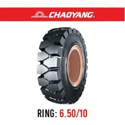 لاستیک لیفتراک چائویانگ مدل CL402 (توپر) سایز 6.50R10