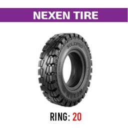 لاستیک لیفتراک نکسن مدل Solid Pro (توپر) سایز 9.00R20 (8.25R20)