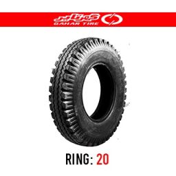 لاستیک خودرو گهر مدل DT2000 (نخی،2خط،درجه یک) سایز 10.00R20