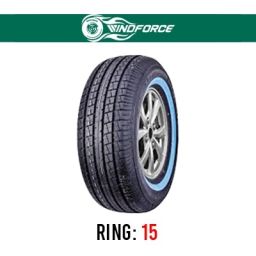 لاستیک خودرو ویندفورس مدل Prime Tour WSW سایز 225/75R15  (دور سفید)