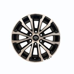 رینگ اسپرت فابریک تویوتا پرادو رنگ رخ تراش مشکی سایز 18 اینچ (یک دست)