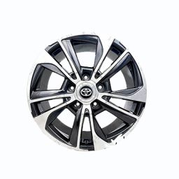 رینگ اسپرت تویوتا لندکروز رنگ رخ تراش مشکی سایز 20 اینچ (یک دست)