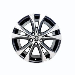 رینگ اسپرت تویوتا راوفور رنگ رخ تراش مشکی سایز 18 اینچ (یک دست)