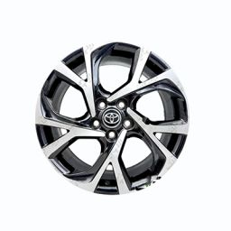 رینگ اسپرت تویوتا CH-R رنگ رخ تراش مشکی سایز 18 اینچ (یک دست)