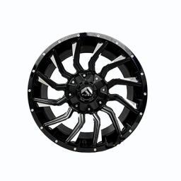 رینگ آفرودی فیول رنگ رخ تراش مشکی پیانویی سایز 17 اینچ (یک دست)