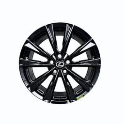 رینگ اسپرت لکسوس رنگ مشکی پیانویی سایز 18 اینچ (یک دست)