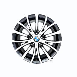 رینگ اسپرت بی ام و 530i رنگ رخ تراش مشکی سایز 18 اینچ (یک دست)