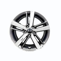 رینگ فابریک اسپرت کیا سراتو رنگ رخ تراش دودی سایز 17 اینچ (یک دست)