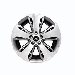 رینگ اسپرت فابریک هیوندای سانتافه رنگ رخ تراش دودی سایز 18 اینچ (یک دست)