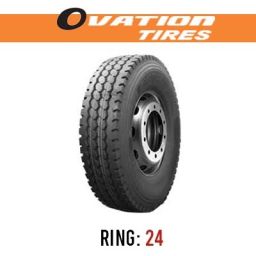لاستیک خودرو اویشن مدل VI-572 (گل جلو سه خط باقلوایی) سایز 12.00R24 (325/95R24)