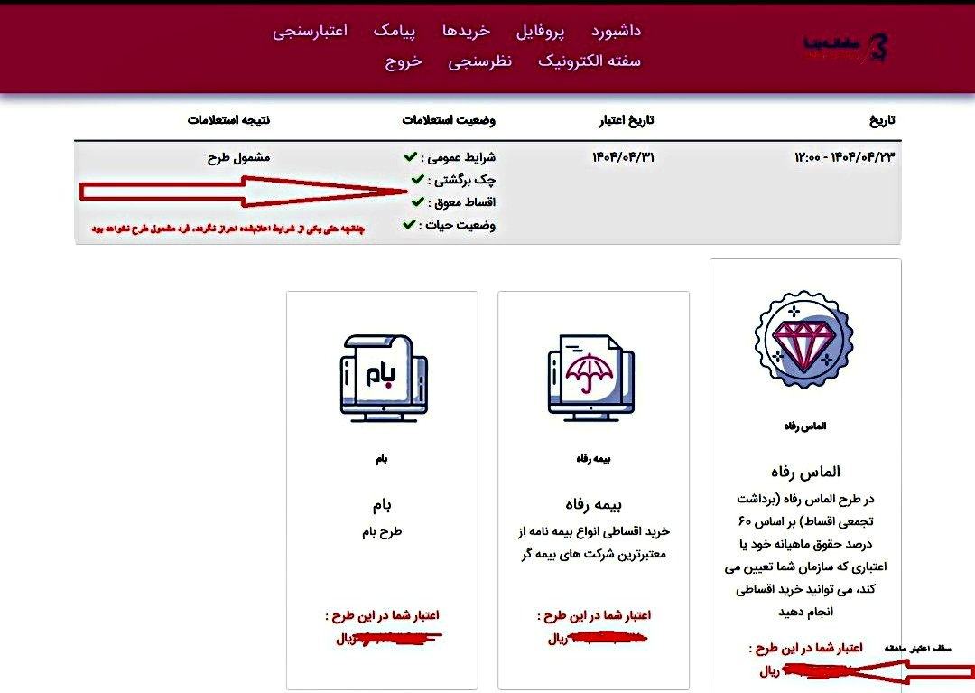 🛒 مراحل خرید قسطی لاستیک با طرح بتا بانک رفاه+مرحله 3: تأیید اجازهنامه برداشت اقساط